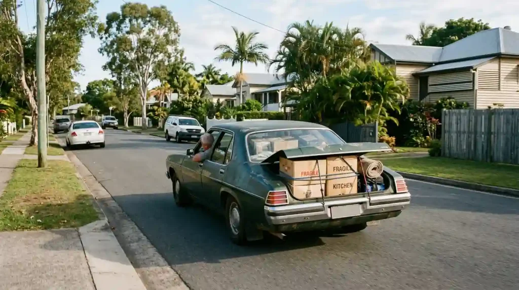A direct trip to a safety certificate inspection may not require a separate permit in Queensland.